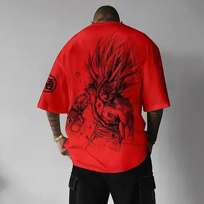 Dragon Ball Z T-Shirt – Reine Baumwolle, atmungsaktiv & elastisch | Bequem & stilvoll | Ideal für Anime-Fans