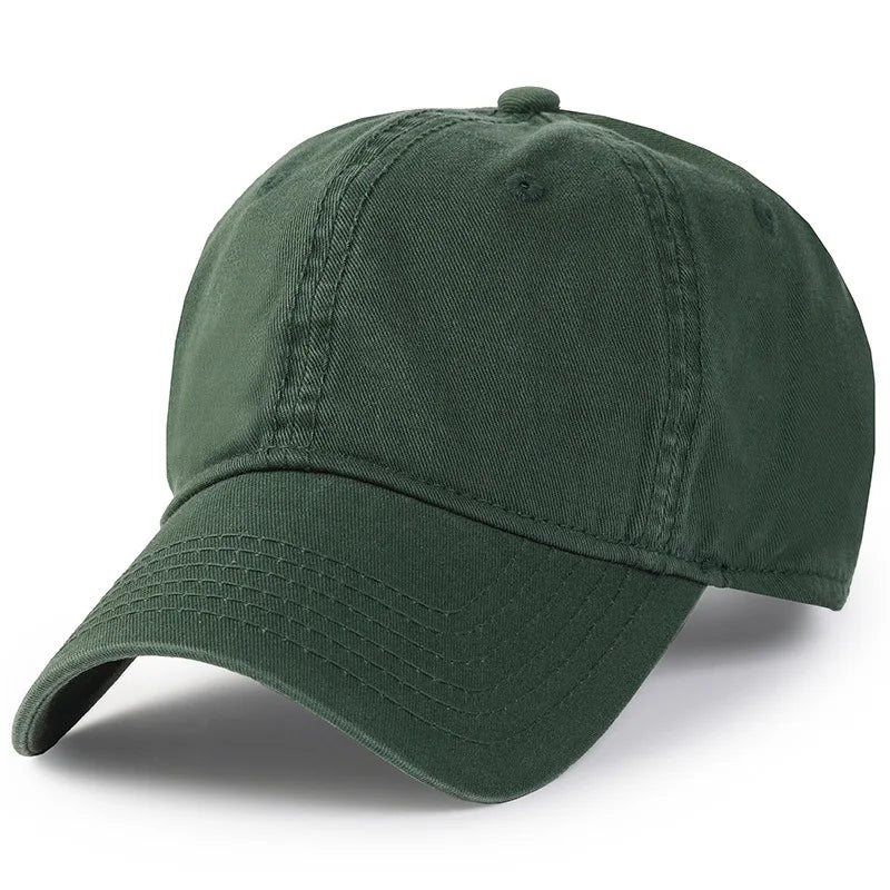 Męska i damska czapka oversize w rozmiarze XXL 100% bawełniana czapka baseballowa, duża czapka baseballowa dla osób o dużych głowach 56-63cm(23.5"-25.5”), regulowana czapka typu „dad cap” bez nadruku