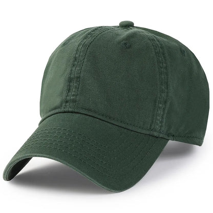 Męska i damska czapka oversize w rozmiarze XXL 100% bawełniana czapka baseballowa, duża czapka baseballowa dla osób o dużych głowach 56-63cm(23.5"-25.5”), regulowana czapka typu „dad cap” bez nadruku