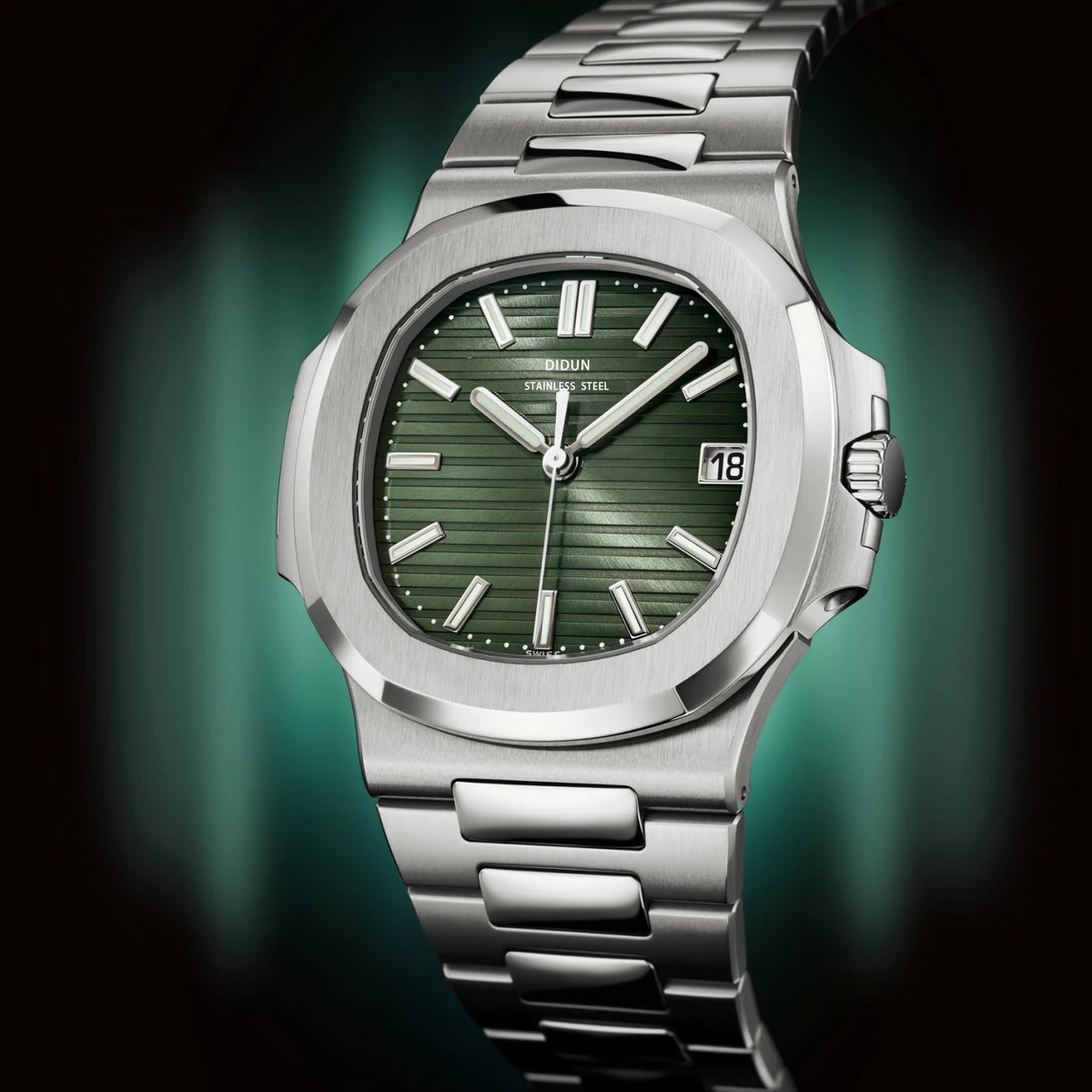 DIUDN DESIGN Men Luxury Watches Top Brand JAPAN Quartz Wristwatch Sport Business Stainless Steel Waterproof CLOCK reloj hombre