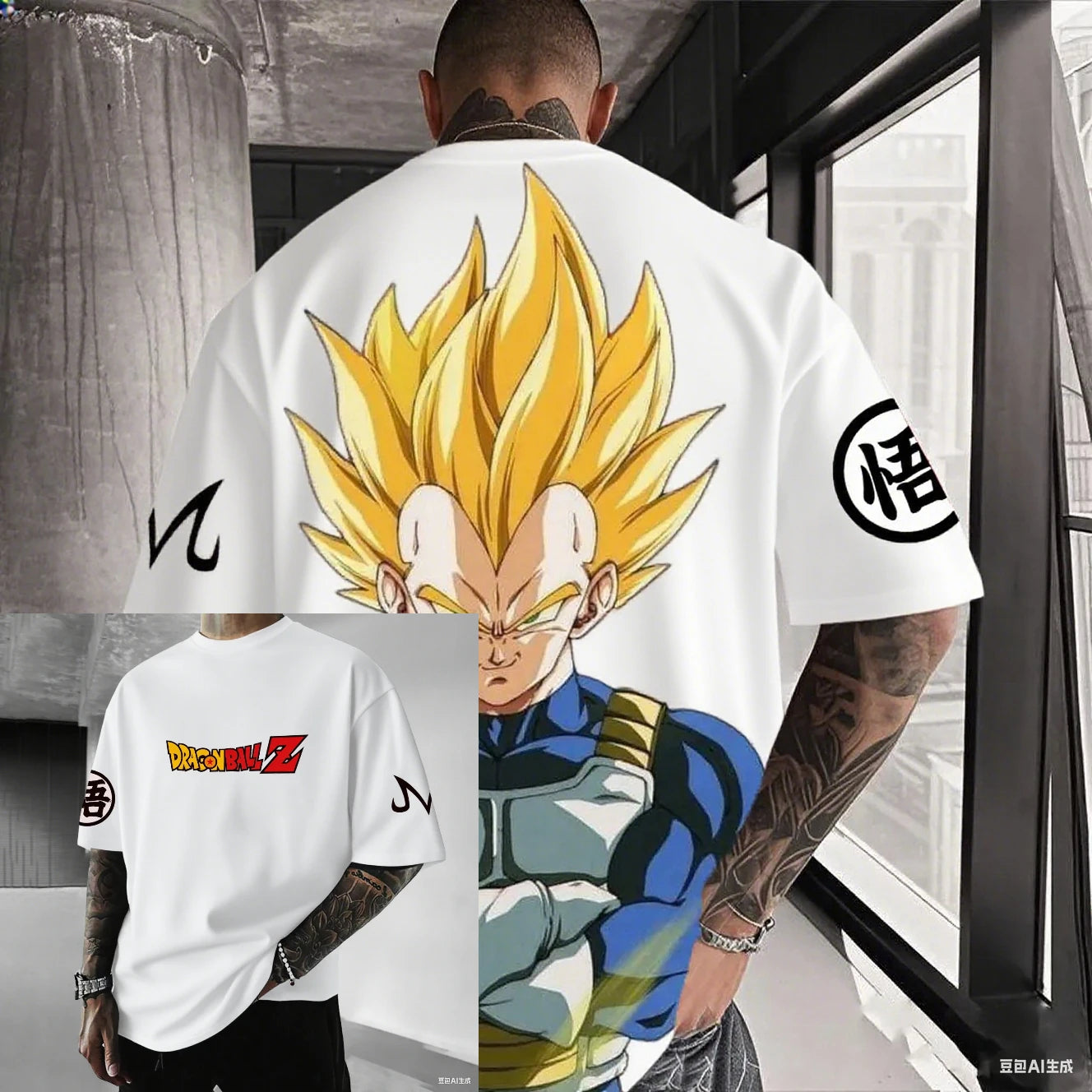 Dragon Ball Z Themed T-Shirt - Pure Cotton, Breathable & Elastic _ Comfortable & Stylish _ Great for Anime Fans Summer T Shirt