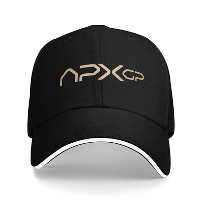 Unisex APX GP Apex Movie Team Logo Sandwich Caps  , Fashion Baseball Caps Polyester  Sun Hats Breathable Trucker Cap Summer