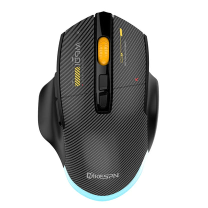 Ratón gaming inalámbrico Bluetooth, ratón RGB con cable/inalámbrico de 12800 DPI con 7 botones programables, para PC portátil y gaming