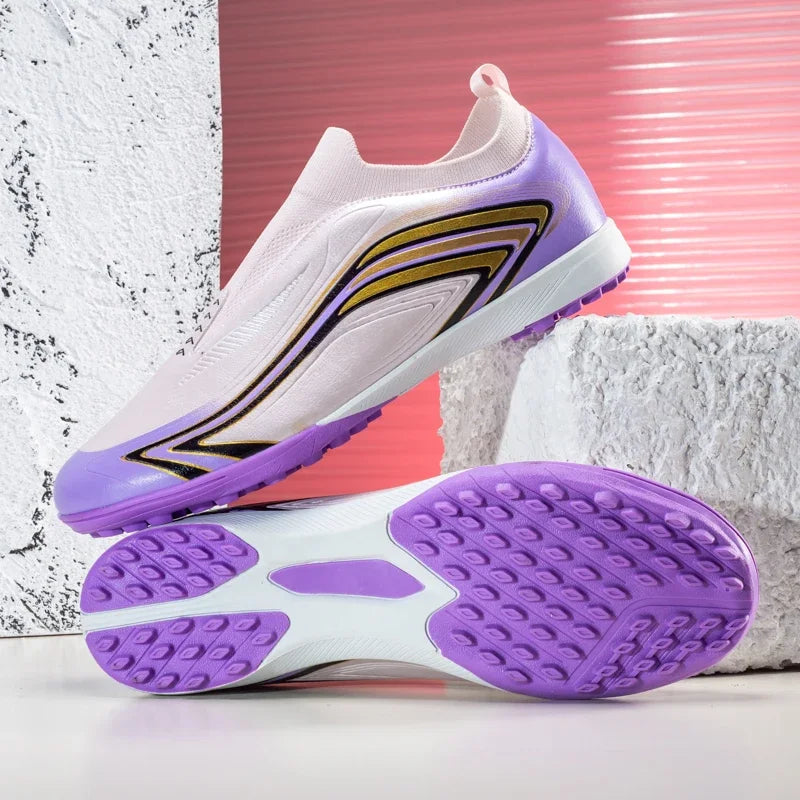 Nouvelles chaussures de football pour hommes, baskets de match, chaussures de futsal antidérapantes, crampons pour terrain en herbe, chaussures de football d'intérieur, légères, de haute qualité, pour l'extérieur