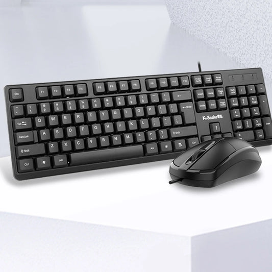 Nuevo teclado USB con cable para PC, ordenador portátil, con ratón óptico con cable para Windows, Mac OS, ordenador de escritorio y laptop PC