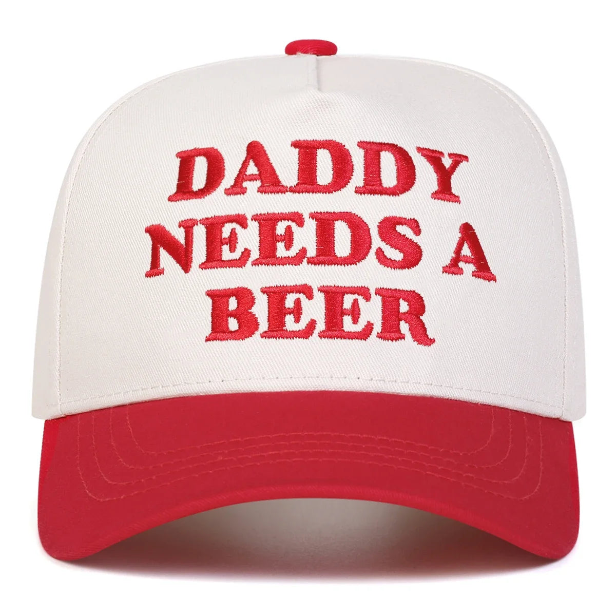 Unisex DADDY NEEDS A BEER Letter Embroidery Baseball Caps Spring Autumn Outdoor Adjustable Casual Hats Sunscreen Hat Sports Cap