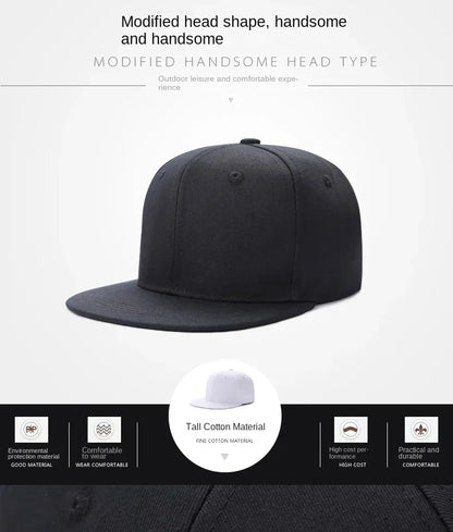 Large 64cm Back Closed Skateboard Cap for Men Fitted Baseball Cap XXL Male Big Size Snapback Caps Plain Football Hat 60cm 62cm
