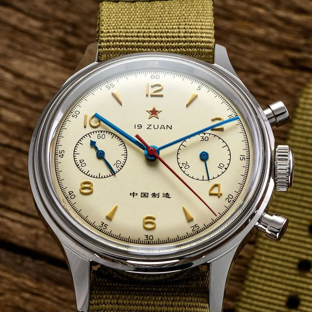 SEAKOSS 1963 Chronograph 42mm 40mm 38mm Sapphire Original Seagull ST1901 Movement With Gooseneck Pilot Men's Mechanical Watches