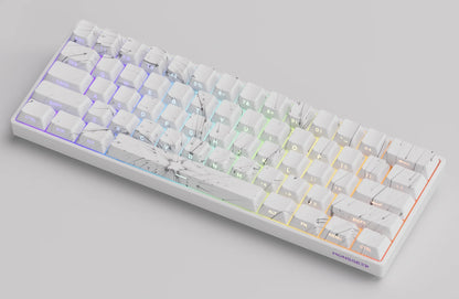 Teclado mecânico Akko MonsGeek FUN60 com interruptores magnéticos 60% Gaming Keyboards Rapid Trigger 0.01mm 8K ARGB HE/TMR personalizado
