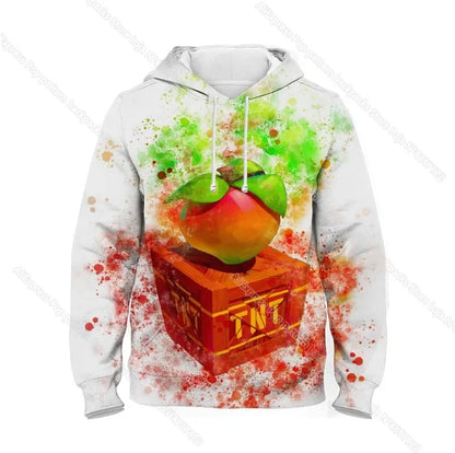 Kids Crash Bandicoot On the Run Hoodies Spring Boys Girls Cartoon Anime Sweatshirt Children Tops Coat Toddler Pullovers