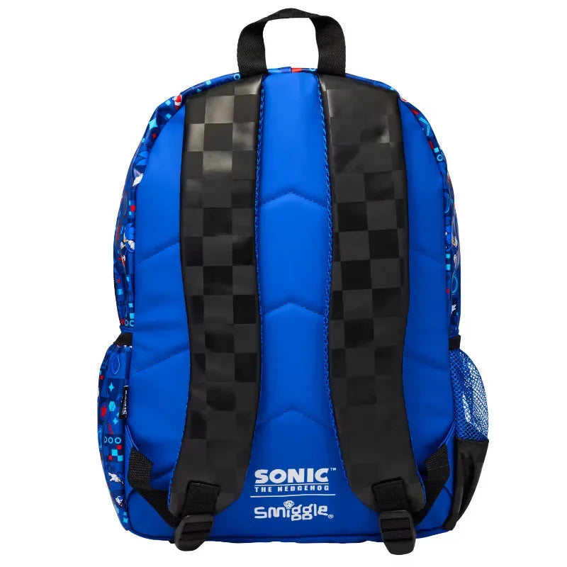 NEW High-quality Original Blue Boy Sonic Children's Backpack Cartoon Stress-relief Bag Hedgehog Anime Stationery Student Gift