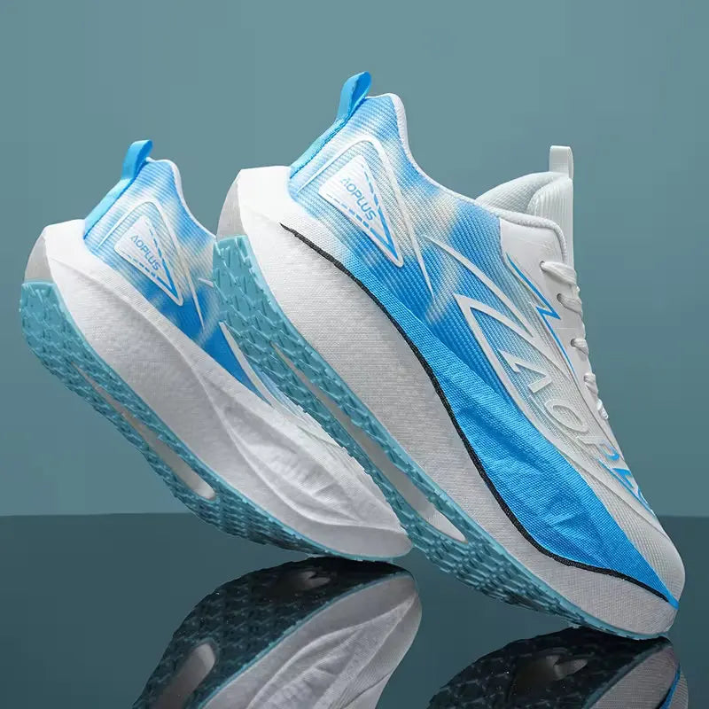 2026 Air Cushion Jogging Running Shoes Carbon Plate Marathon Men's Sports Breathable Lightweight Women's Non-Slip Sneakers