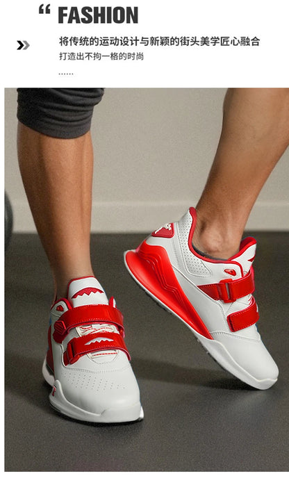 Professionelle Gewichtheberschuhe, bequeme Indoor-Squat-Trainingsschuhe, langlebige, rutschfeste Gewichtheber- und Kreuzheben-Sportschuhe