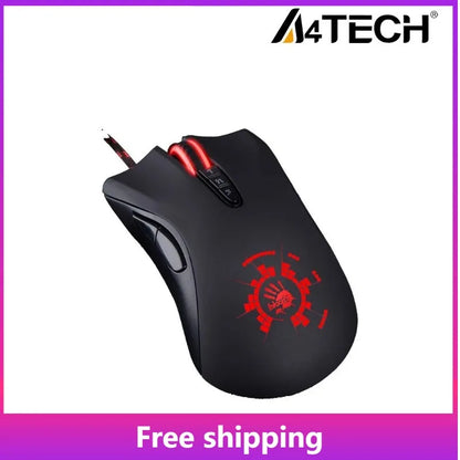A4Tech Bloody A91 kabelgebundene Maus One-Click Instant Macro Io1.1 Macro Drive optische Engine 8 programmierbare Makros Gaming-Maus