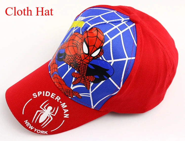 Marvel Anime figurka Spider-Man kreslená baseballová čepice bavlna polyester čepice s kšiltem pro chlapce a dívky čepice a doplňky k hlavě dětský dárek k narozeninám