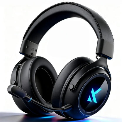 Casque de jeu sans fil MCHOSE X9 7.1, Bluetooth 2.4G, trois modes, réduction de bruit, e-sport, FPS, pour cadeaux