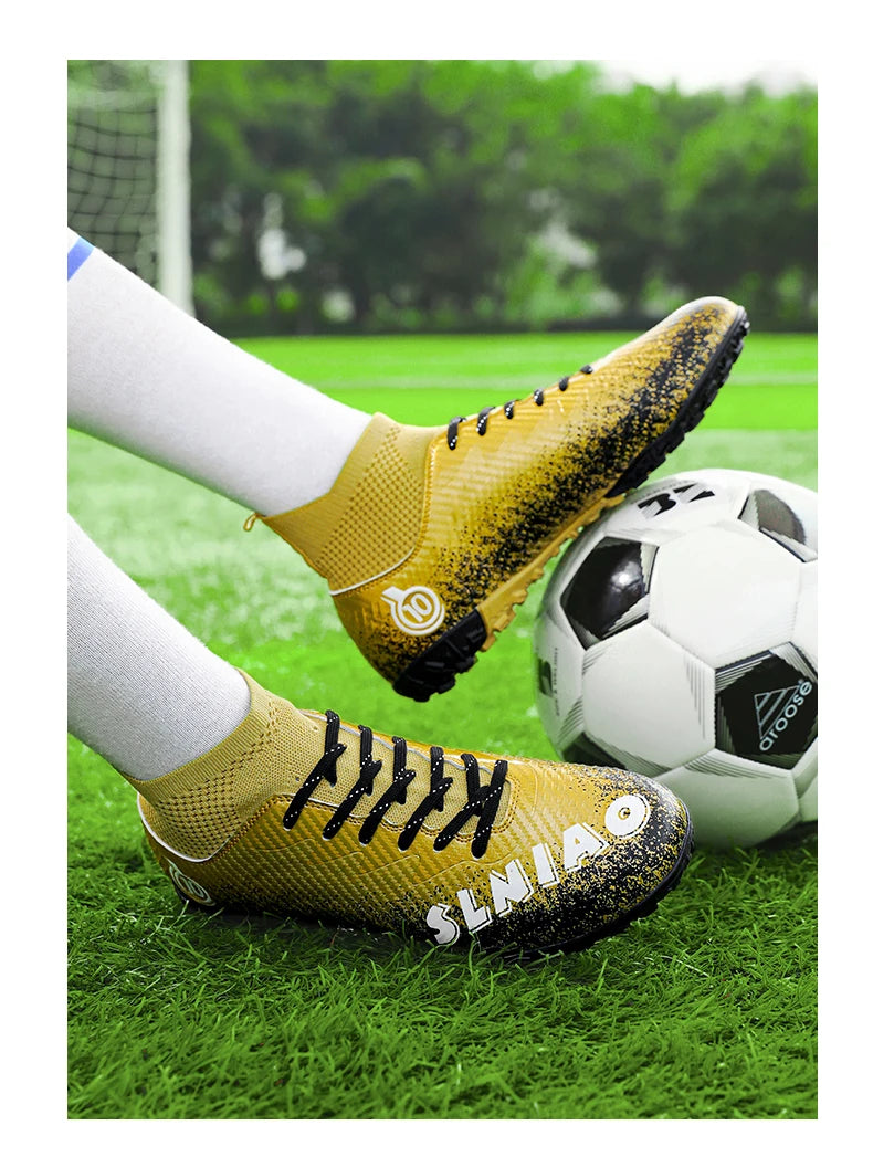 Chaussures de football professionnelles pour hommes, chaussures de soccer, crampons de football FG, chaussures de soccer ultralégères pour l'entraînement, baskets de soccer pour sports de plein air.