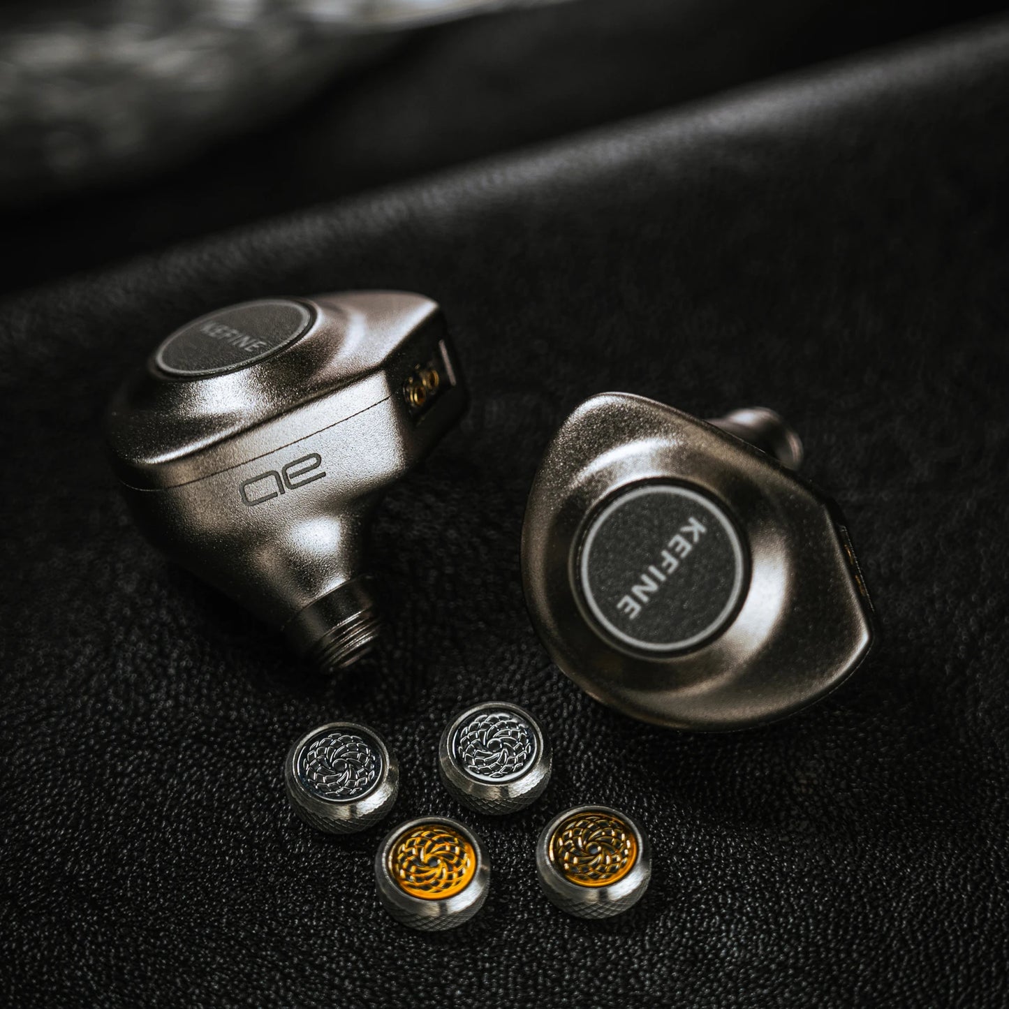 Auscultadores intra-auriculares com fio Kefine X ANELEARS Delci AE 10mm HiFi IEM – Monitores In-Ear com driver DLC+PU e afinação dupla para música e gaming
