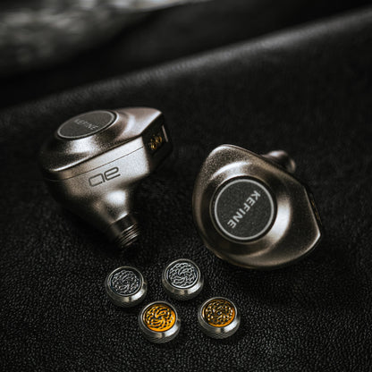 Auscultadores intra-auriculares com fio Kefine X ANELEARS Delci AE 10mm HiFi IEM – Monitores In-Ear com driver DLC+PU e afinação dupla para música e gaming