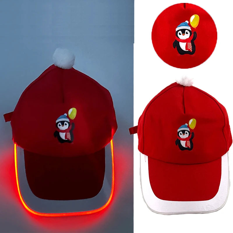 Cappellino da baseball luminoso fashion a LED, cappello hip-hop fluorescente per bar e club, per uomo e donna, DJ, danza, accessori e costume