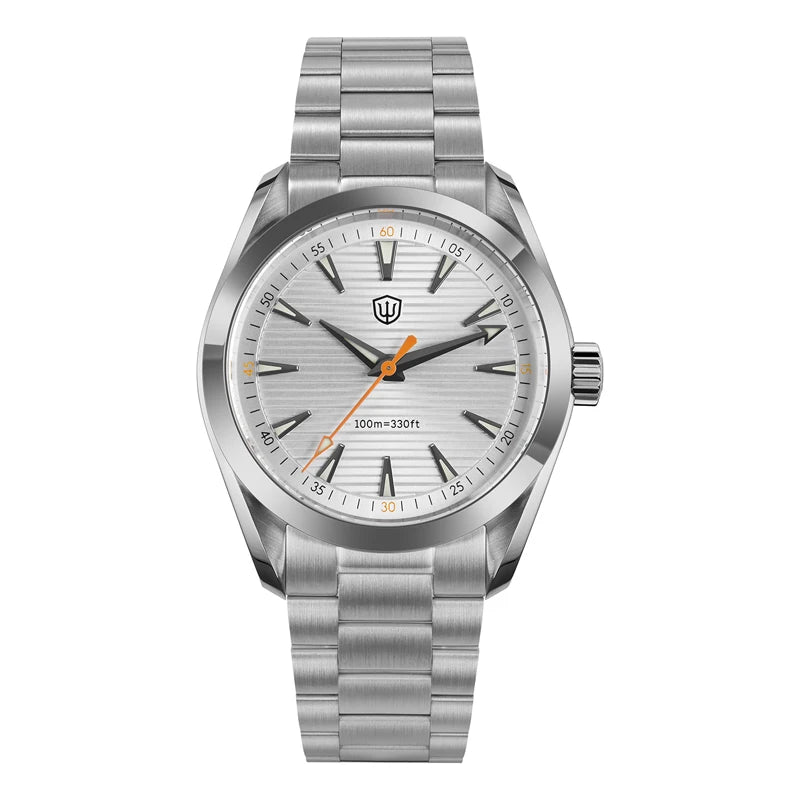 Watchdives WD0006 V2 Watch VH31 Sweep Second Quartz Movement Sapphire Luminous Stainless Steel Watches Waterproof 38mm Watch