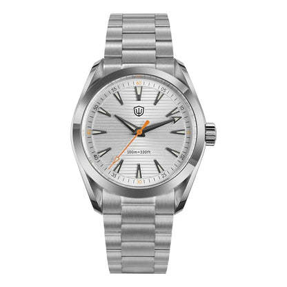 Watchdives WD0006 V2 Watch VH31 Sweep Second Quartz Movement Sapphire Luminous Stainless Steel Watches Waterproof 38mm Watch