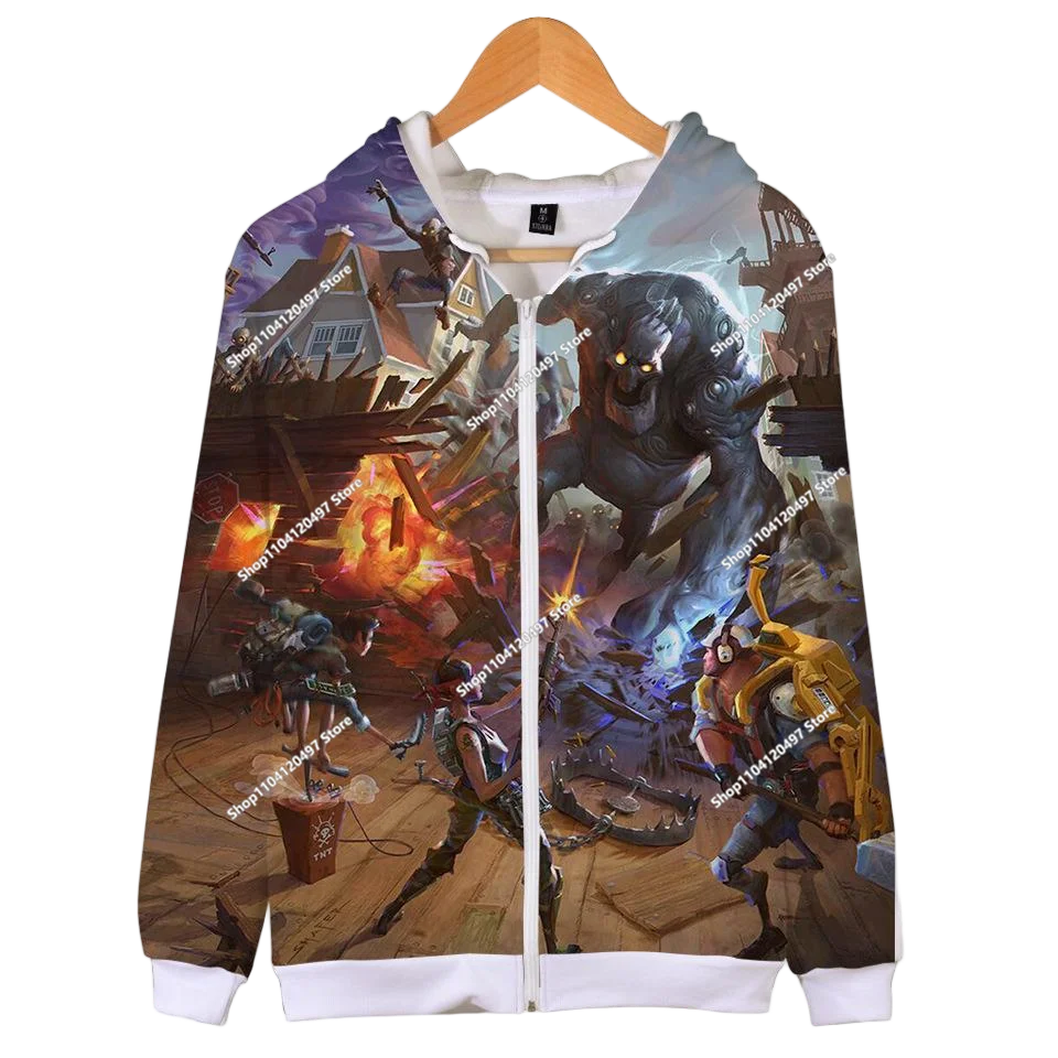 2024 New Game Zipper Hoodie, Children's Sweatshirt Fortnite Pullover Sweatshirts, Fashion Boys and Girls Clothing