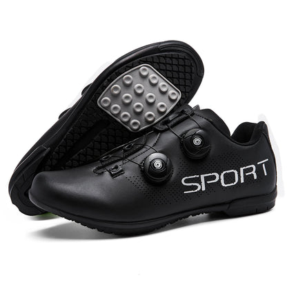 New outdoor rubber soled cycling shoes Breathable and comfortable professional sports rubber cycling shoes