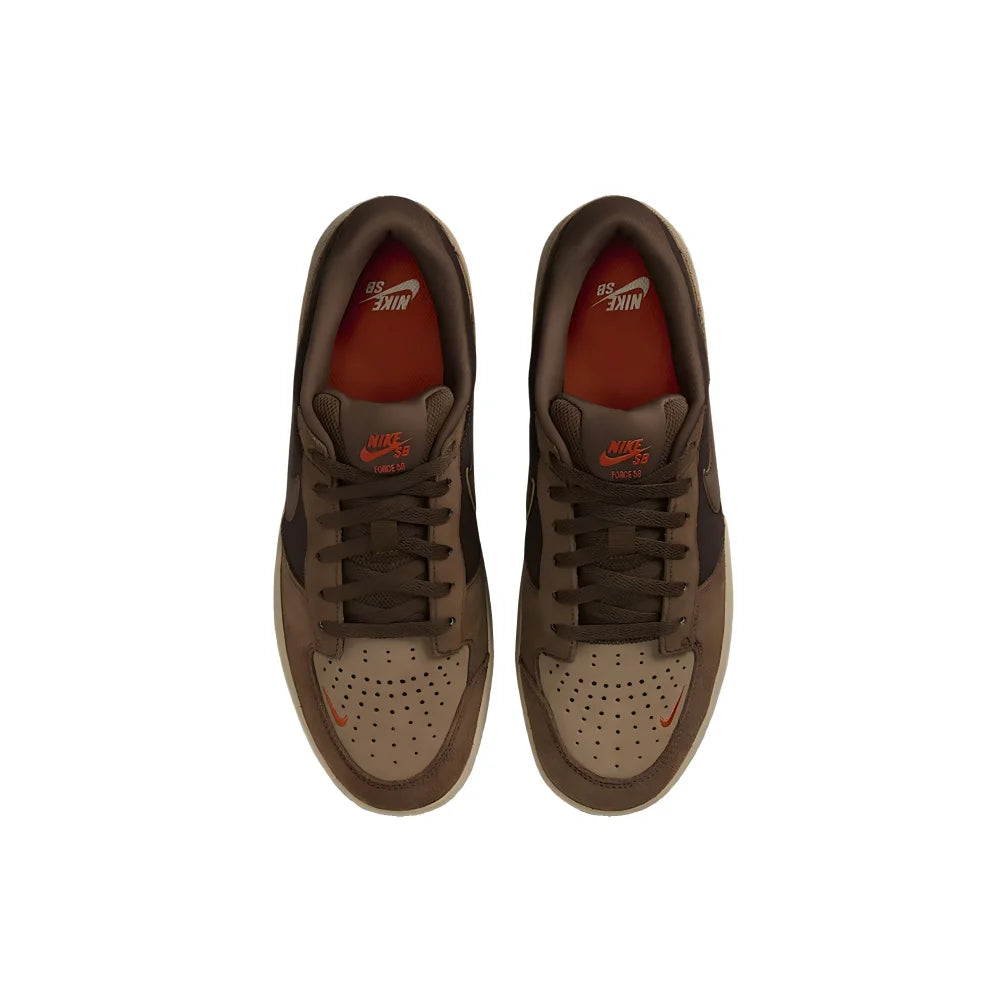 Nike SB Force 58 Unisex Skateboarding Shoes Durable Suede Upper Classic Retro Skate & Casual Wear Comfort Sneakers DV5477-201