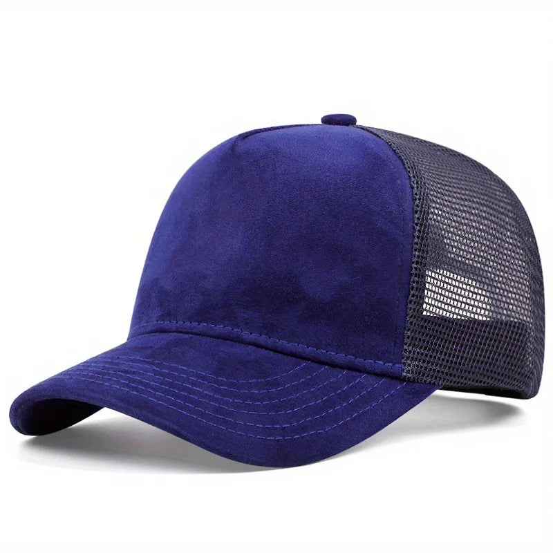 Letní síťovaná baseballová čepice pro ženy a muže s písmenkovou nášivkou, snapbacková čepice, ležérní, prodyšná, unisex, street, hip hop, trucker čepice