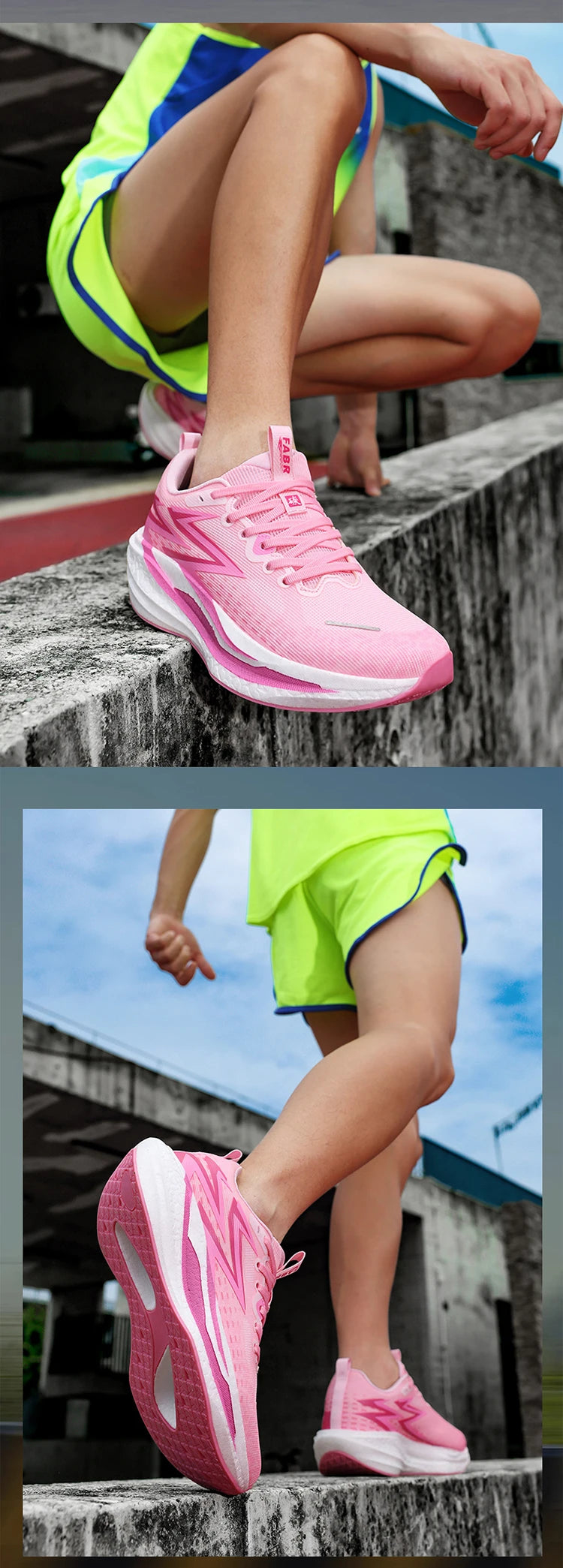 Αθλητικά Παπούτσια Τρεξίματος Marathon για Άνδρες με Carbon Board, Εξειδικευμένα Αθλητικά, Διαπνέοντα, Ελαφριά, Άνετα Chunta Sneakers για Γυναίκες