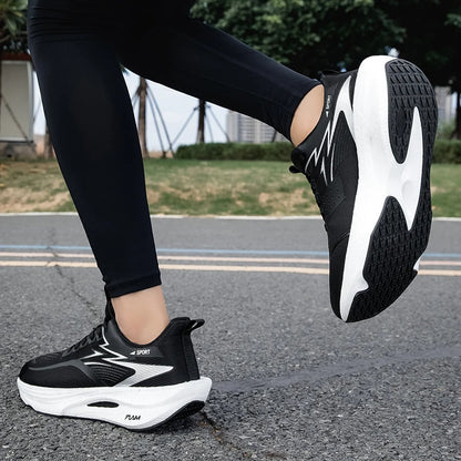 Nye løbesko med carbonplade til maraton, mænd, sport, åndbare, lette, komfortable sportssneakers til kvinder, skridsikre, casual