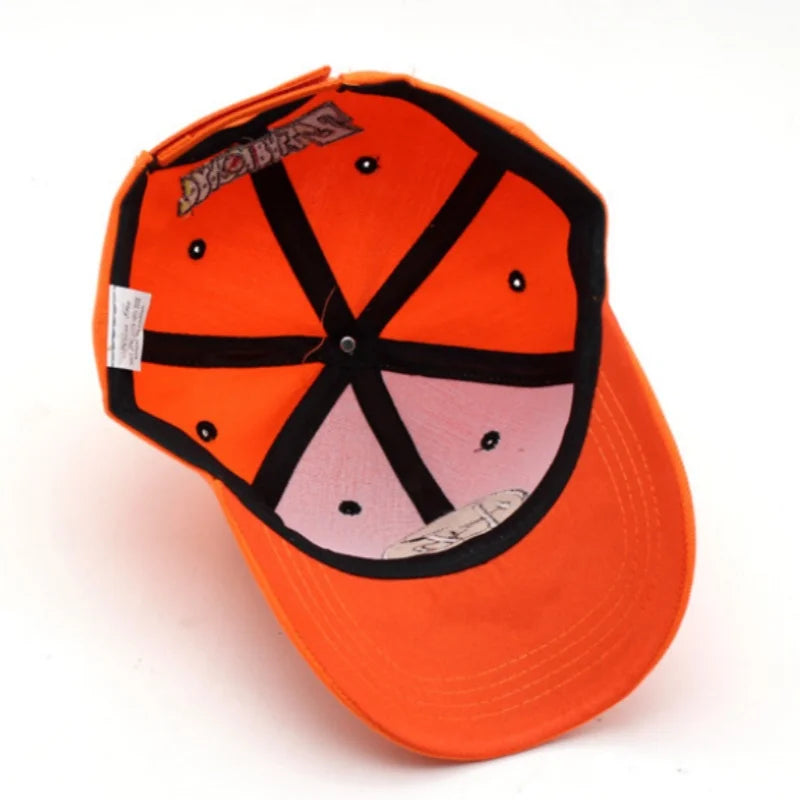 Czapki baseballowe Dragon Ball Son Goku unisex z haftem Gui Wu – wiosenne i jesienne czapki na świeżym powietrzu, regulowane, codzienne, chroniące przed słońcem