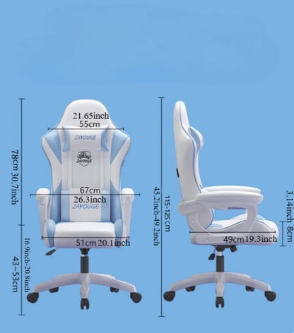 Support arrière pour ordinateur chaises de bureau Design ergonomique Support arrière au sol chaises de bureau fauteuil pivotant Silla meubles de jeu