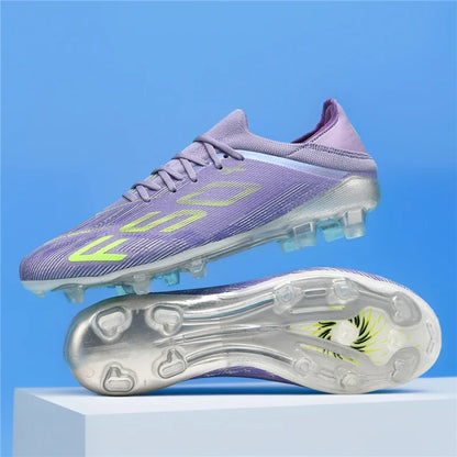 Nouvelles chaussures de football pour hommes, chaussures de match, crampons pour terrain en gazon, baskets de haute qualité, chaussures de futsal pour intérieur, chaussures montantes antidérapantes pour extérieur, meilleu