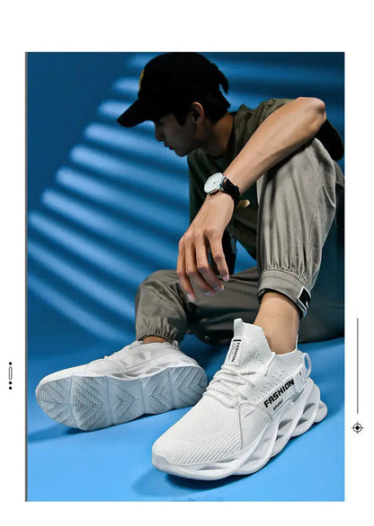 Moda Lila Casual Sneakers Dam Herr Blade Löparskor Storlek 48 Lätta Andningsbara Sportskor Herr Mesh-sneakers