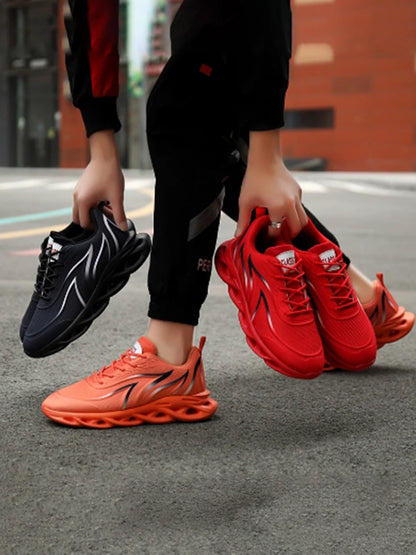 Social Shoe Male Mesh Breathable Comfortable Running Walking Shoes Outdoor Men's Sports Shoes Zapatos Hombre 2025 Best-selling