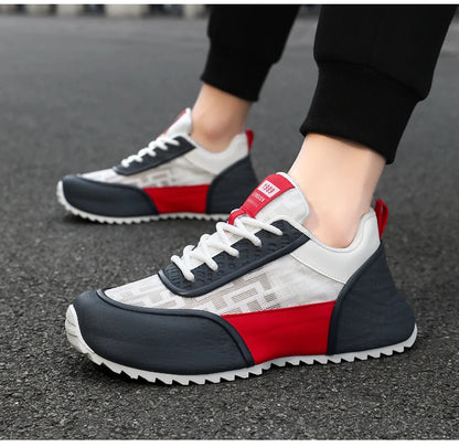 Markenschutz 2026 neue leichte, rutschfeste, atmungsaktive und verschleißfeste Herren-Laufschuhe – sportlich, modisch, vielseitig, lässig
