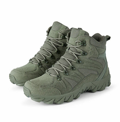 Stivali tattici da combattimento migliorati da uomo per outdoor e campeggio, antiusura, a risposta rapida, scarpe da trekking, pesca e caccia, sneakers da uomo