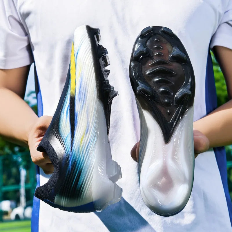 Chaussures de football pour hommes, chaussures de football pour femmes, chaussures de terrain synthétique pour l'extérieur