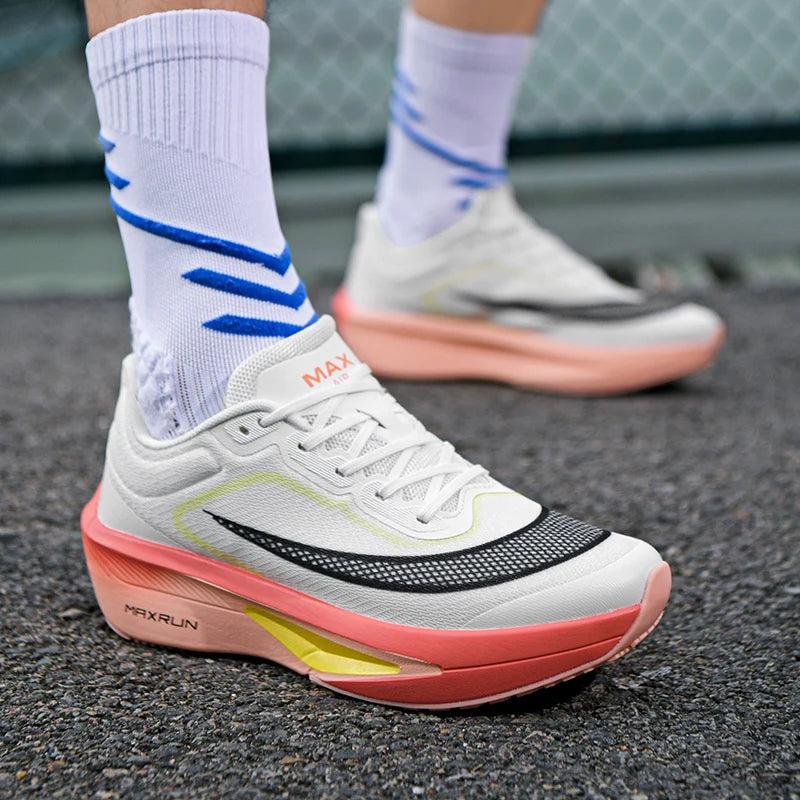 Men's Running Shoes Autumn Breathable Marathon Professional Lightweight Sneakers Flat Comfortable Casual Tennis Shoes