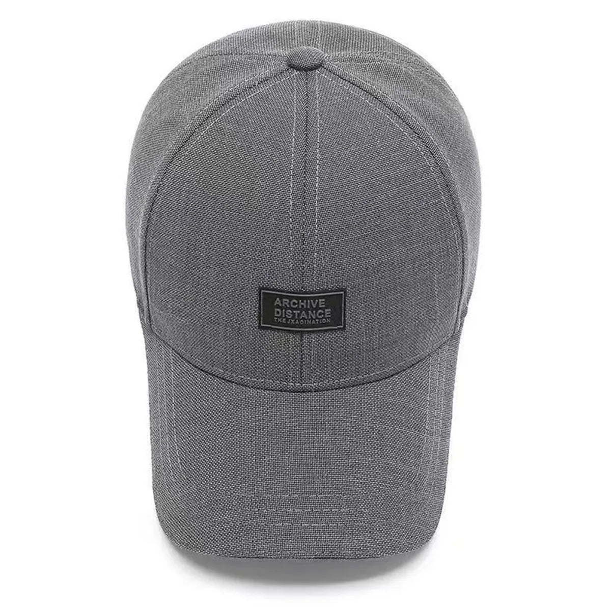 Czapki baseballowe z haftem ARCHIVE DISTANCE, unisex, wiosna/jesień, na świeżym powietrzu, regulowane, czapki codzienne, czapki chroniące przed słońcem, czapki sportowe