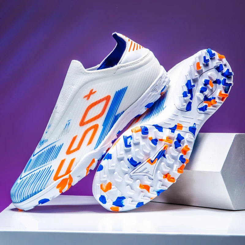 Nouvelles chaussures de football pour hommes, baskets antidérapantes, chaussures d'entraînement, bottes de football très vendues, crampons légers de haute qualité pour matchs sur gazon, mi-hautes pour l'extérieur