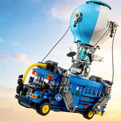 Neues 954-teiliges Battle Bus Automodell 77073 aus beliebten Spielen – Baustein-Puzzle-Modell, Spielzeug für Geburtstags- und Weihnachtsgeschenke