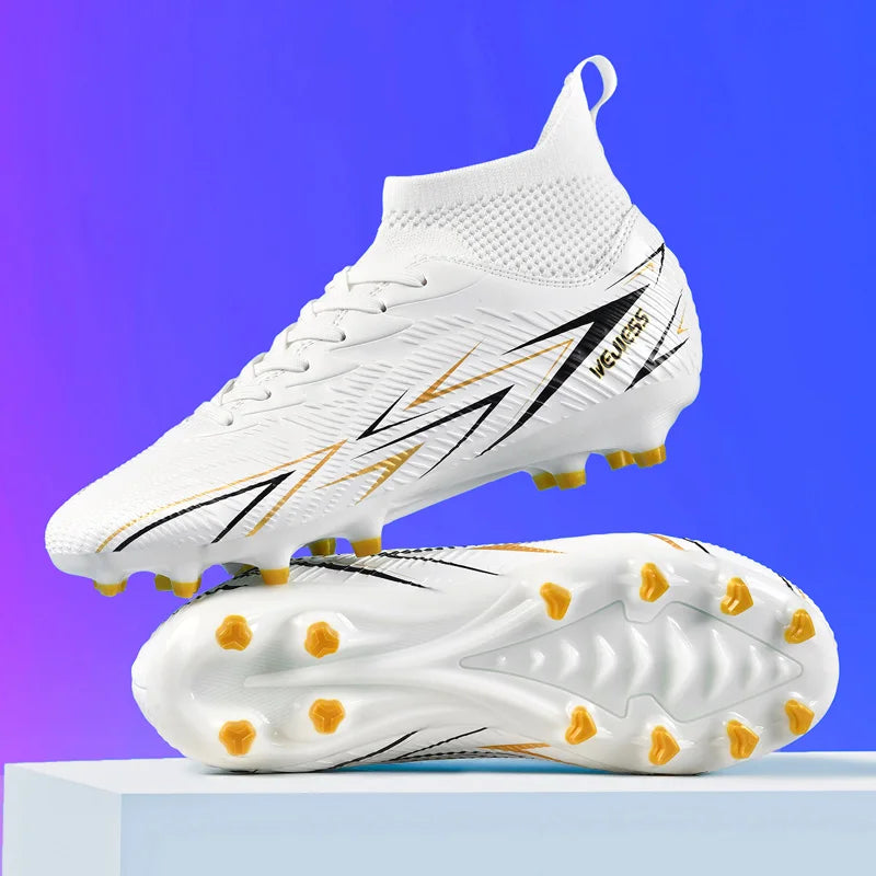 Bottes de Football professionnelles pour hommes, chaussures de Football pour adultes, baskets de sport de plein air, crampons de Football ultralégers, entraînement