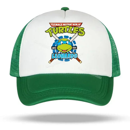 Teenage Mutant Ninja Turtles baseballkasket med broderet tegneserie- og anime-print, Duck Tongue-kasket, Nethats, solskærm, hovedbeklædning, gaver