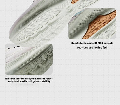 361 Degrees N40 Men Running Shoes Trendy Rebound Cushioning Soft Durable Airy Mesh Stable Lightweight Male Sneakers 672532207