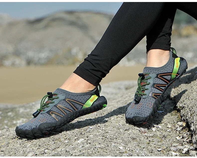 Men Wading Shoes Women Swimming Shoes Sneakers Barefoot Beach Sandals Upstream Aqua Shoes Quick-Dry Sea Diving Gym Water Shoes