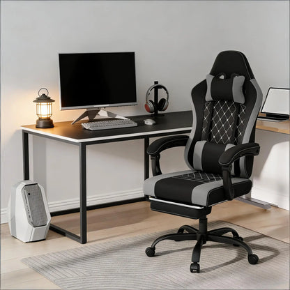 Swivel Office Chair, Ergonomic Computer Chair, Massage Gaming Chair (Office Chair Only)