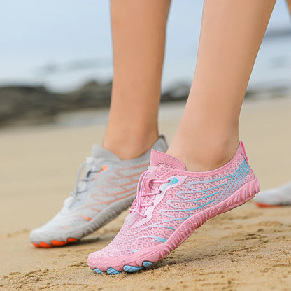 Quick Dry Aqua Shoes for Men Women Breathable Non-slip Water Sneakers Barefoot Soft Sole Wading Footwear for Swimming Beach